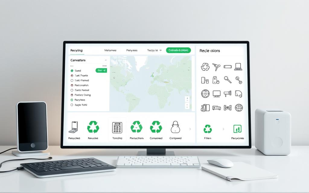 recycling locator tools